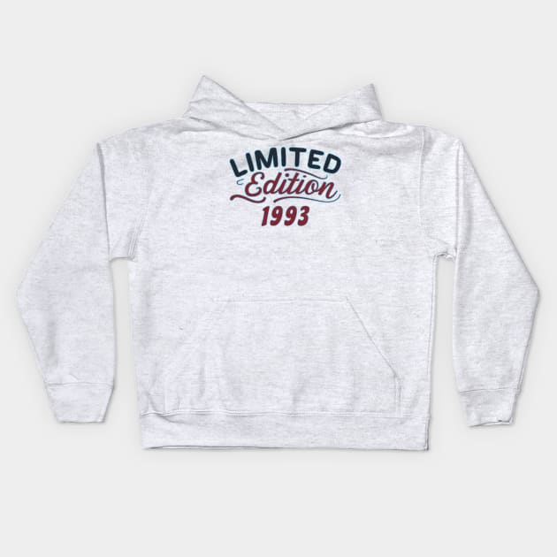 Limited Edition 1993 Kids Hoodie by JnS Merch Store